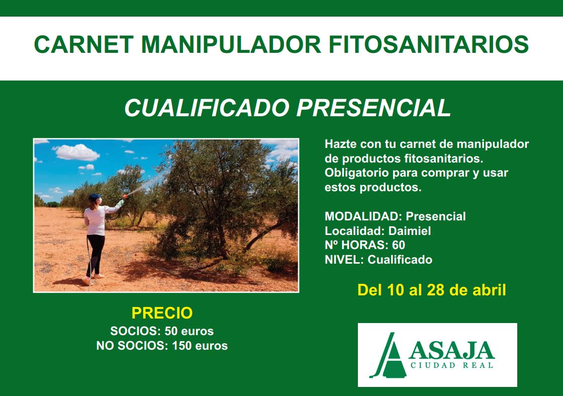 Manipulador Fitosanitarios Cualificado